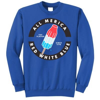 Patriotic Popsicle July Cute Gift Sweatshirt