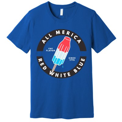 Patriotic Popsicle July Cute Gift Premium T-Shirt