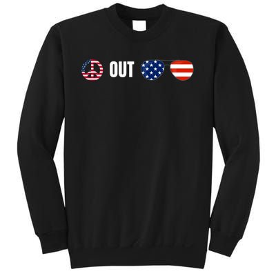 Peaceout Patriotic Joe Biden Sunglasses Sweatshirt