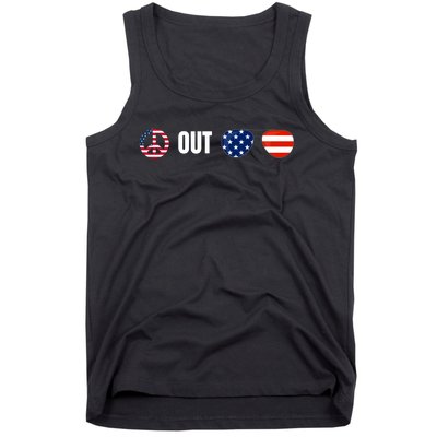 Peaceout Patriotic Joe Biden Sunglasses Tank Top