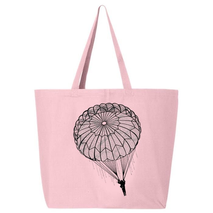 Paratrooper Parachute Jump Army Airborne 25L Jumbo Tote