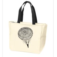 Paratrooper Parachute Jump Army Airborne Zip Tote Bag