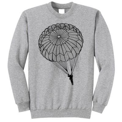 Paratrooper Parachute Jump Army Airborne Tall Sweatshirt