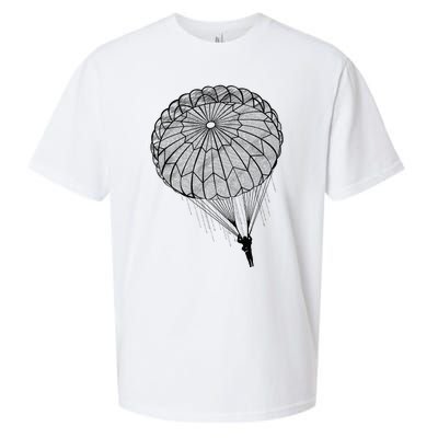 Paratrooper Parachute Jump Army Airborne Sueded Cloud Jersey T-Shirt