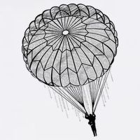 Paratrooper Parachute Jump Army Airborne Cool Comfort Performance Bucket Hat