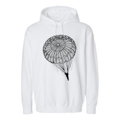 Paratrooper Parachute Jump Army Airborne Garment-Dyed Fleece Hoodie