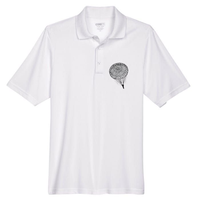 Paratrooper Parachute Jump Army Airborne Men's Origin Performance Pique Polo