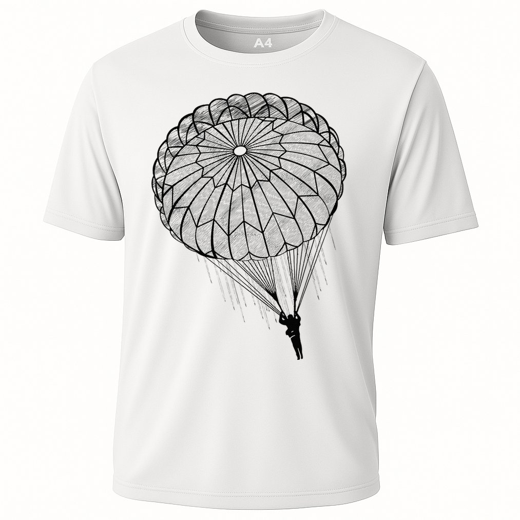 Paratrooper Parachute Jump Army Airborne Performance Shirt