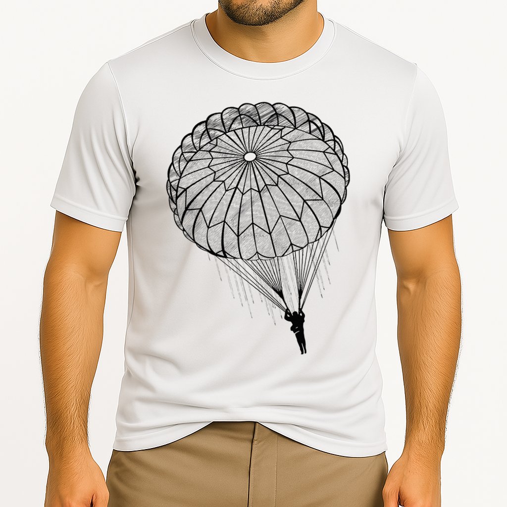 Paratrooper Parachute Jump Army Airborne Performance Shirt