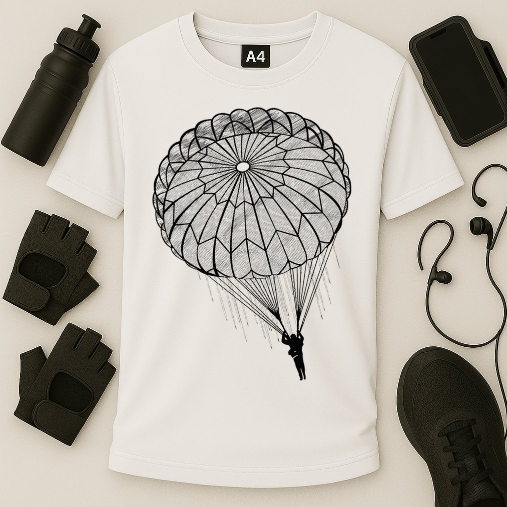 Paratrooper Parachute Jump Army Airborne Performance Shirt