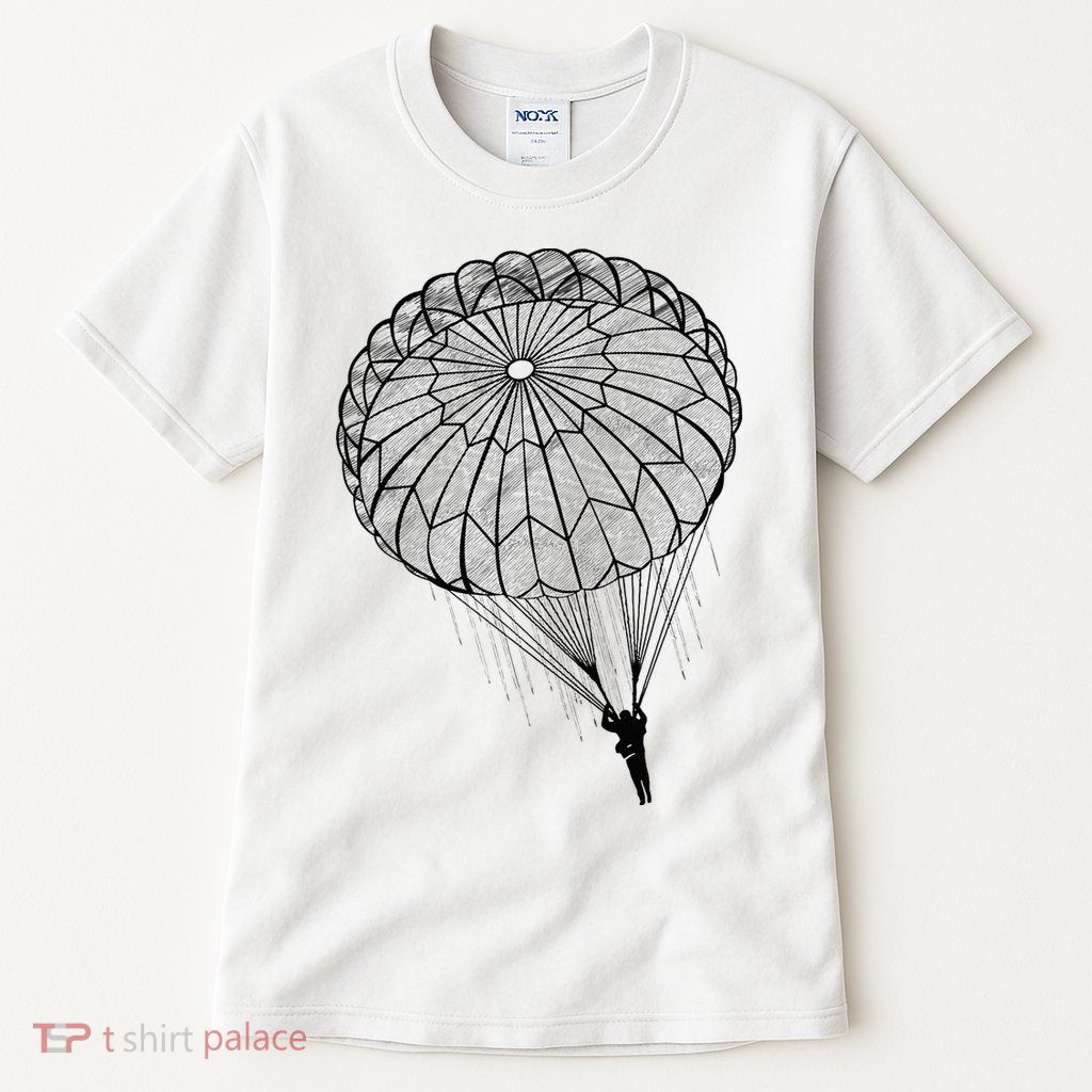 Paratrooper Parachute Jump Army Airborne Tall T-Shirt