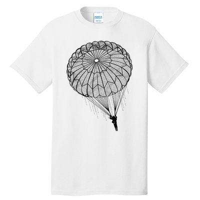 Paratrooper Parachute Jump Army Airborne Tall T-Shirt