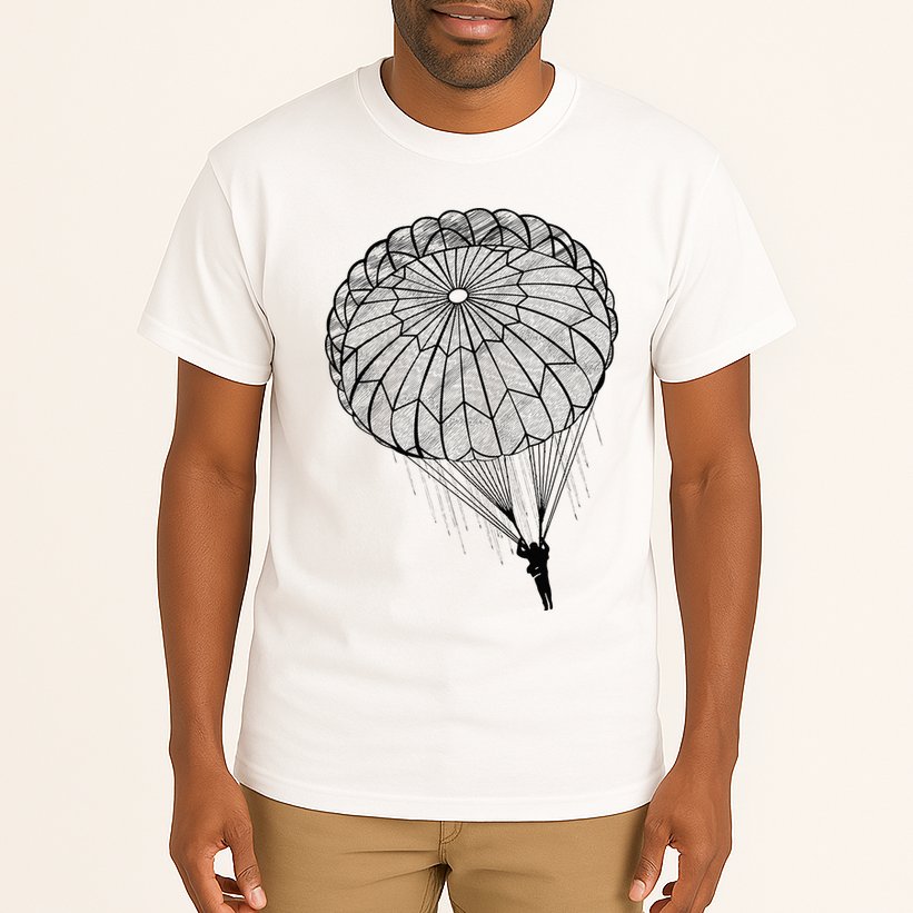 Paratrooper Parachute Jump Army Airborne Tall T-Shirt