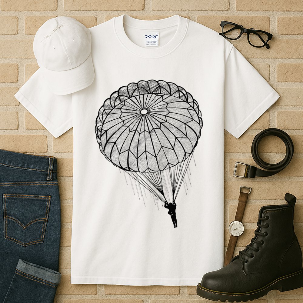 Paratrooper Parachute Jump Army Airborne Tall T-Shirt