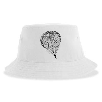 Paratrooper Parachute Jump Army Airborne Sustainable Bucket Hat