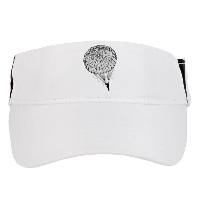 Paratrooper Parachute Jump Army Airborne Adult Drive Performance Visor