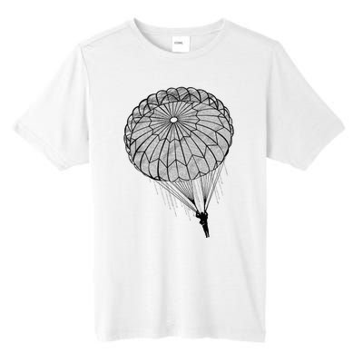 Paratrooper Parachute Jump Army Airborne Tall Fusion ChromaSoft Performance T-Shirt