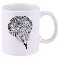 Paratrooper Parachute Jump Army Airborne 11oz C Handle Ceramic Mug