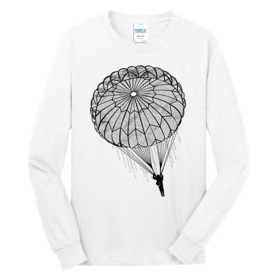 Paratrooper Parachute Jump Army Airborne Tall Long Sleeve T-Shirt