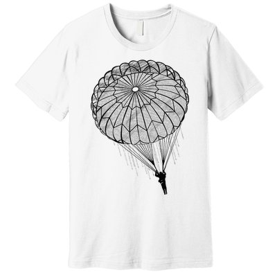 Paratrooper Parachute Jump Army Airborne Premium T-Shirt