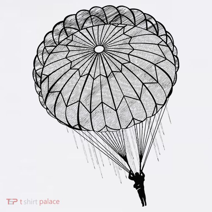 Paratrooper Parachute Jump Army Airborne Baby Bodysuit