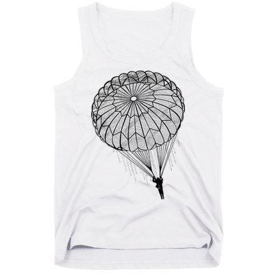 Paratrooper Parachute Jump Army Airborne Tank Top