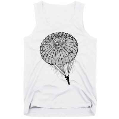 Paratrooper Parachute Jump Army Airborne Tank Top