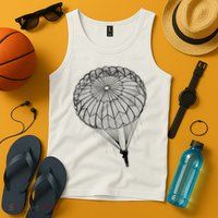 Paratrooper Parachute Jump Army Airborne Tank Top