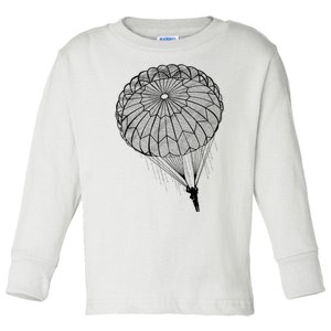 Paratrooper Parachute Jump Army Airborne Toddler Long Sleeve Shirt