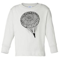 Paratrooper Parachute Jump Army Airborne Toddler Long Sleeve Shirt