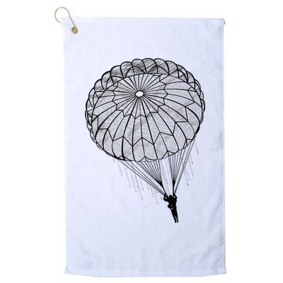 Paratrooper Parachute Jump Army Airborne Golf Towel