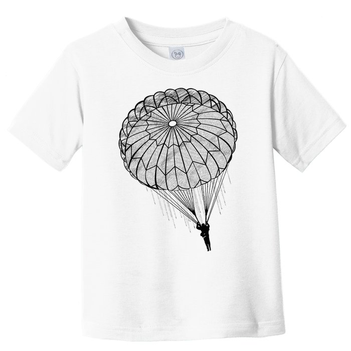 Paratrooper Parachute Jump Army Airborne Toddler T-Shirt