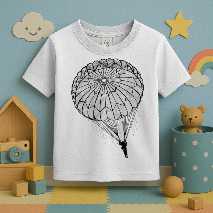 Paratrooper Parachute Jump Army Airborne Toddler T-Shirt