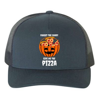 Pizza Pumpkin Jackolantern Costume Easy Halloween Gifts Yupoong Adult 5-Panel Trucker Hat