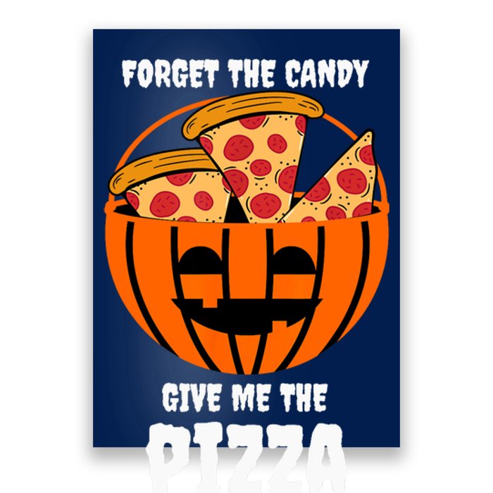 Pizza Pumpkin Jackolantern Costume Easy Halloween Gifts Poster