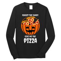 Pizza Pumpkin Jackolantern Costume Easy Halloween Gifts Long Sleeve Shirt