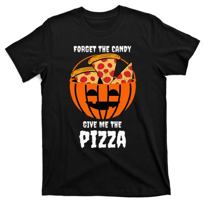 Pizza Pumpkin Jackolantern Costume Easy Halloween Gifts T-Shirt