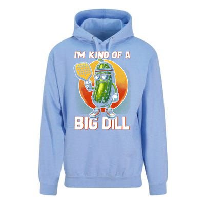 Pickleball Pickle Kind Of A Big Dill Funny Pickleballer Gift Unisex Surf Hoodie