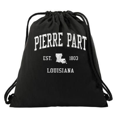 Pierre Part La Vintage Athletic Sports Js01 Drawstring Bag