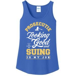 Prosecutor Paralegal Lawyer Prosecutie Gift Ladies Essential Tank