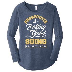 Prosecutor Paralegal Lawyer Prosecutie Gift Women's Perfect Tri Tunic Long Sleeve Shirt