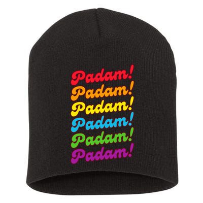 Padam Padam Lgbtq+ Pride Month Heartbeat Short Acrylic Beanie