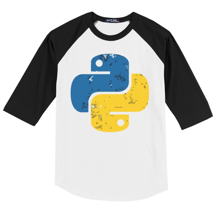 Python Programming Logo For ProgrammersPython Programming Logo For Programmers Baseball Sleeve Shirt