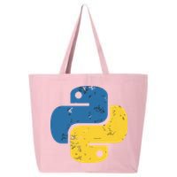 Python Programming Logo For ProgrammersPython Programming Logo For Programmers 25L Jumbo Tote