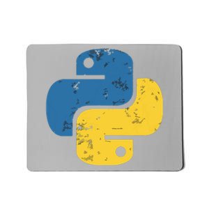 Python Programming Logo For ProgrammersPython Programming Logo For Programmers Mousepad