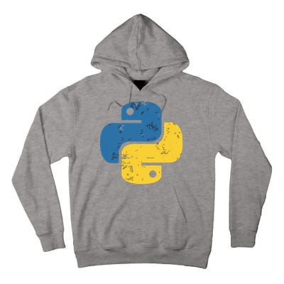 Python Programming Logo For ProgrammersPython Programming Logo For Programmers Tall Hoodie