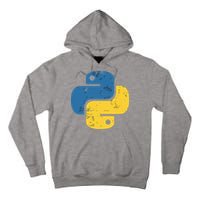 Python Programming Logo For ProgrammersPython Programming Logo For Programmers Tall Hoodie