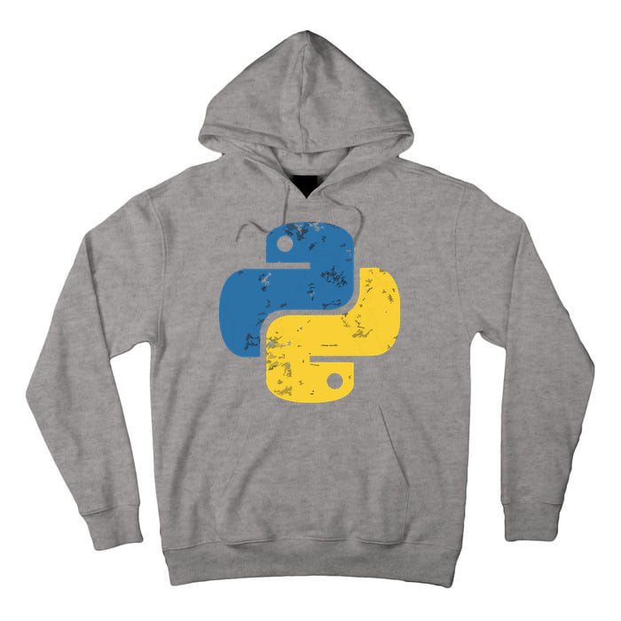 Python Programming Logo For ProgrammersPython Programming Logo For Programmers Tall Hoodie
