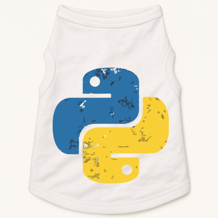 Python Programming Logo For ProgrammersPython Programming Logo For Programmers Doggie Tank