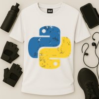 Python Programming Logo For ProgrammersPython Programming Logo For Programmers Performance Shirt